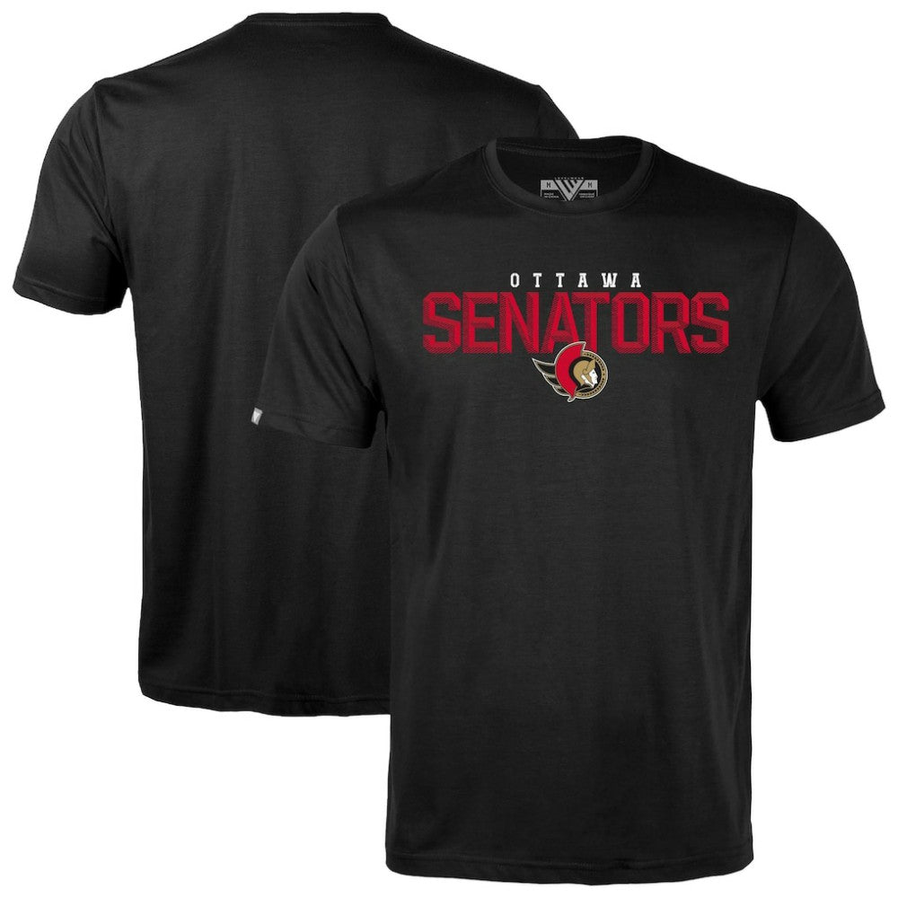 NHL Ottawa Senators Levelwear Richmond Carve T-Shirt - Black