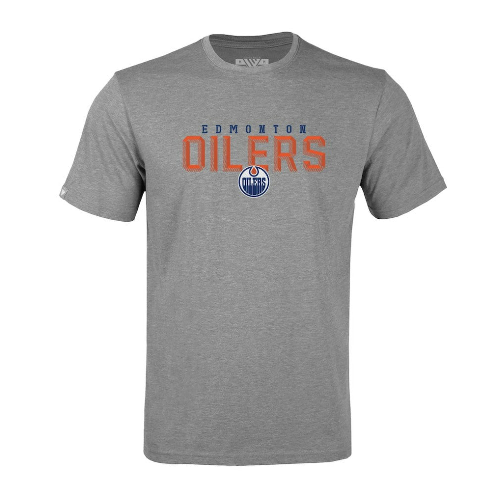 NHL Edmonton Oilers Levelwear Richmond Carve T-Shirt - Gray