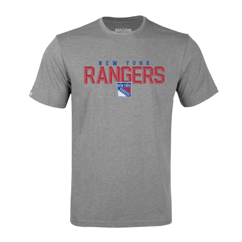 NHL New York Rangers Levelwear Richmond Carve T-Shirt - Gray
