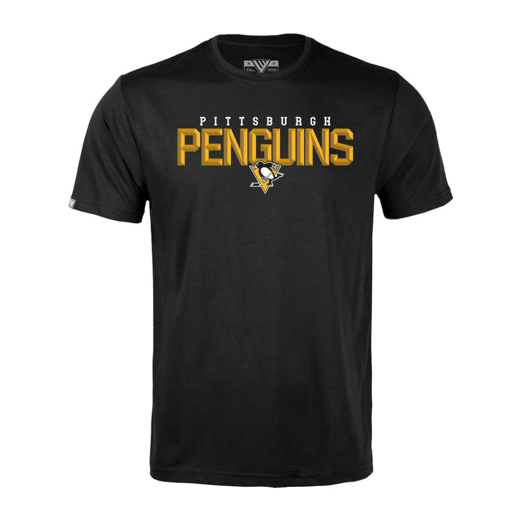 NHL Pittsburgh Penguins Levelwear Richmond Carve T-Shirt - Black
