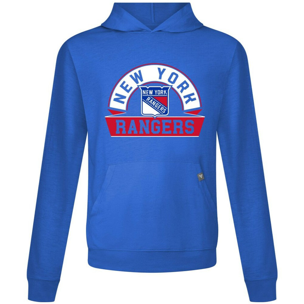 NHL New York Rangers Levelwear Relay Banner Arch Pullover Hoodie - Royal