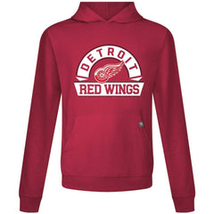 NHL Detroit Red Wings Levelwear Relay Banner Arch Pullover Hoodie - Red