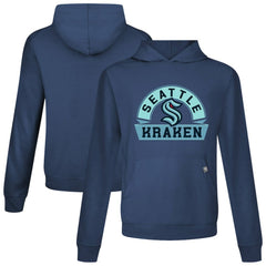 NHL Seattle Kraken Levelwear Relay Banner Arch Pullover Hoodie - Navy