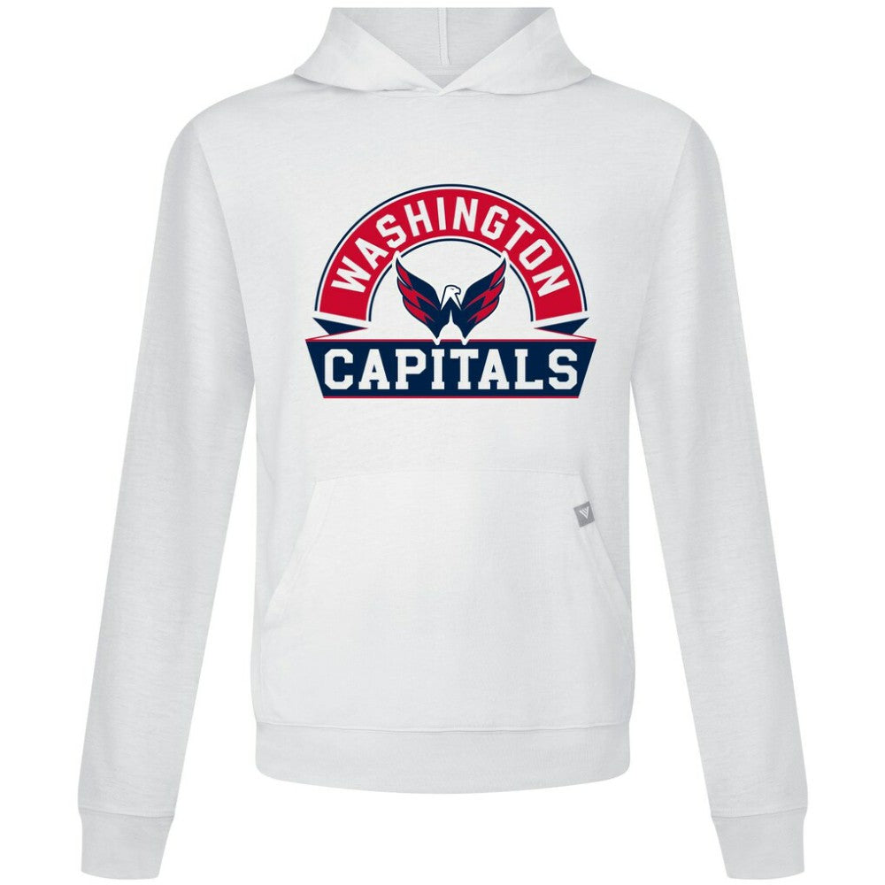 NHL Washington Capitals Levelwear Relay Banner Arch Pullover Hoodie - White
