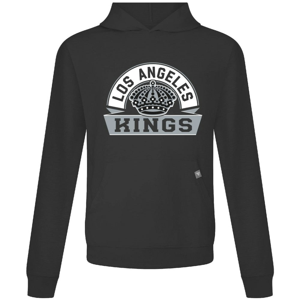 NHL Los Angeles Kings Levelwear Relay Banner Arch Pullover Hoodie - Black