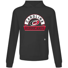 NHL Carolina Hurricanes Levelwear Relay Banner Arch Pullover Hoodie - Black