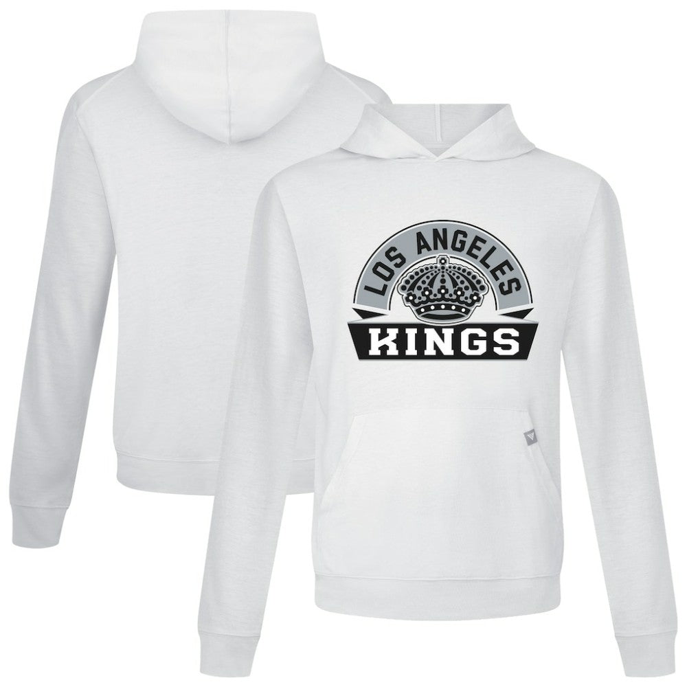 NHL Los Angeles Kings Levelwear Relay Banner Arch Pullover Hoodie - White