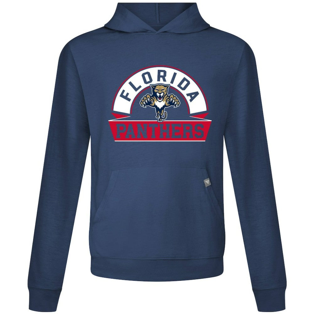 NHL Florida Panthers Levelwear Relay Banner Arch Pullover Hoodie - Navy