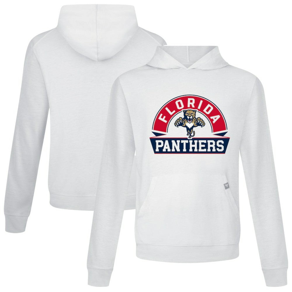 NHL Florida Panthers Levelwear Relay Banner Arch Pullover Hoodie - White