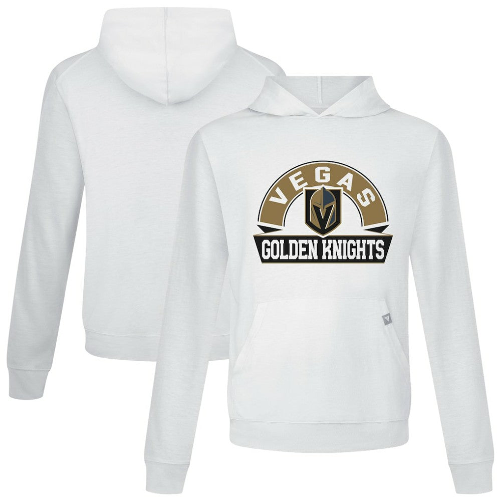 NHL Vegas Golden Knights Levelwear Relay Banner Arch Pullover Hoodie - White