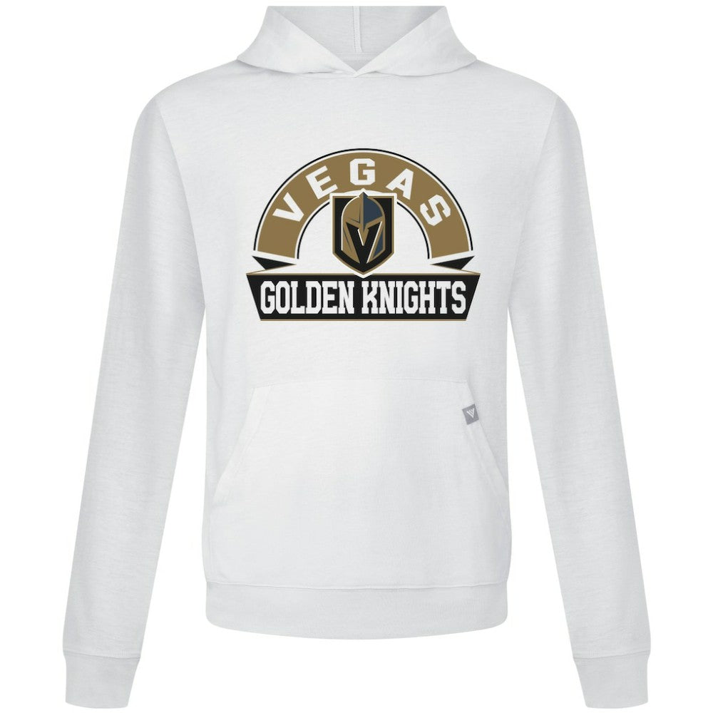 NHL Vegas Golden Knights Levelwear Relay Banner Arch Pullover Hoodie - White