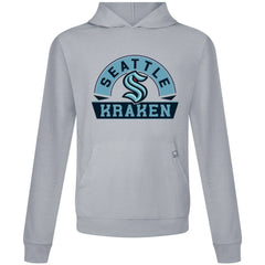 NHL Seattle Kraken Levelwear Relay Banner Arch Pullover Hoodie - Gray