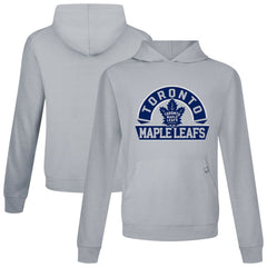 NHL Toronto Maple Leafs Levelwear Relay Banner Arch Pullover Hoodie - Gray