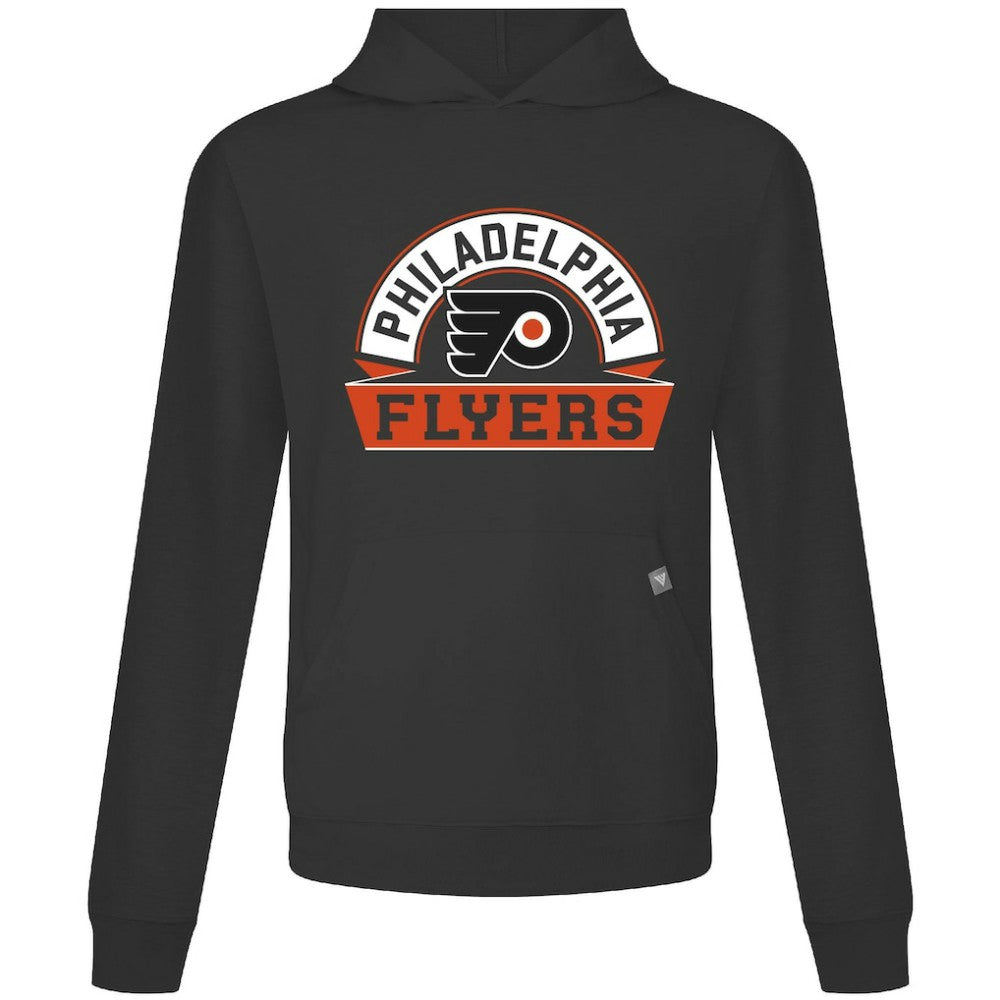 NHL Philadelphia Flyers Levelwear Relay Banner Arch Pullover Hoodie - Black