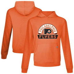 NHL Philadelphia Flyers Levelwear Relay Banner Arch Pullover Hoodie - Orange