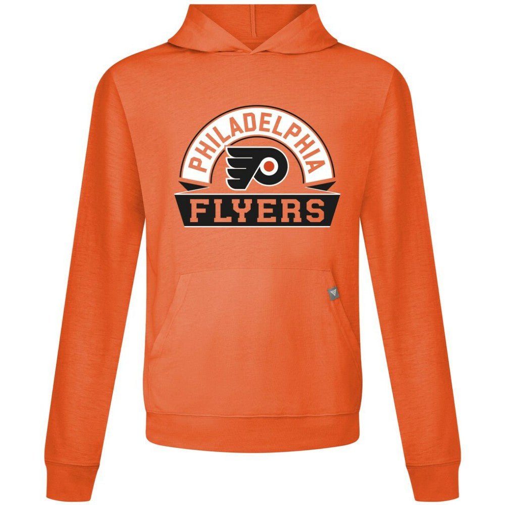 NHL Philadelphia Flyers Levelwear Relay Banner Arch Pullover Hoodie - Orange