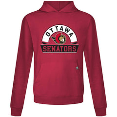 NHL Ottawa Senators Levelwear Relay Banner Arch Pullover Hoodie - Red