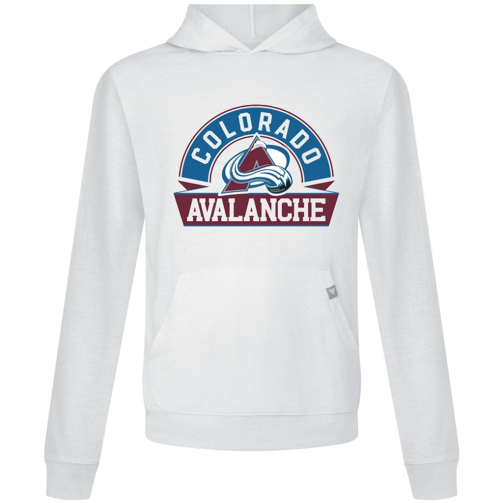 NHL Colorado Avalanche Levelwear Relay Banner Arch Pullover Hoodie - White