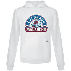 NHL Colorado Avalanche Levelwear Relay Banner Arch Pullover Hoodie - White