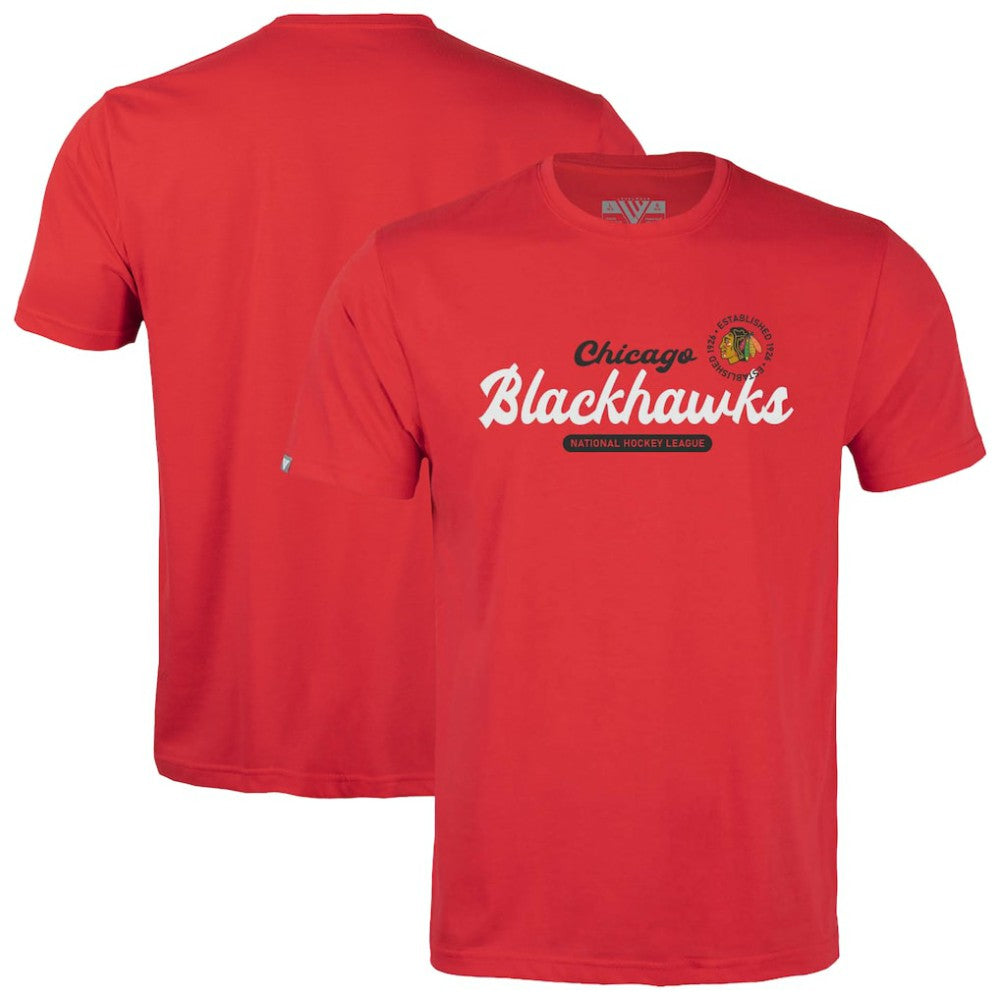 NHL Chicago Blackhawks Levelwear Youth Little Richmond Monument T-Shirt - Red