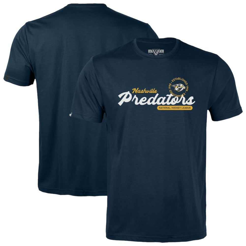 NHL Nashville Predators Levelwear Youth Little Richmond Monument T-Shirt - Navy