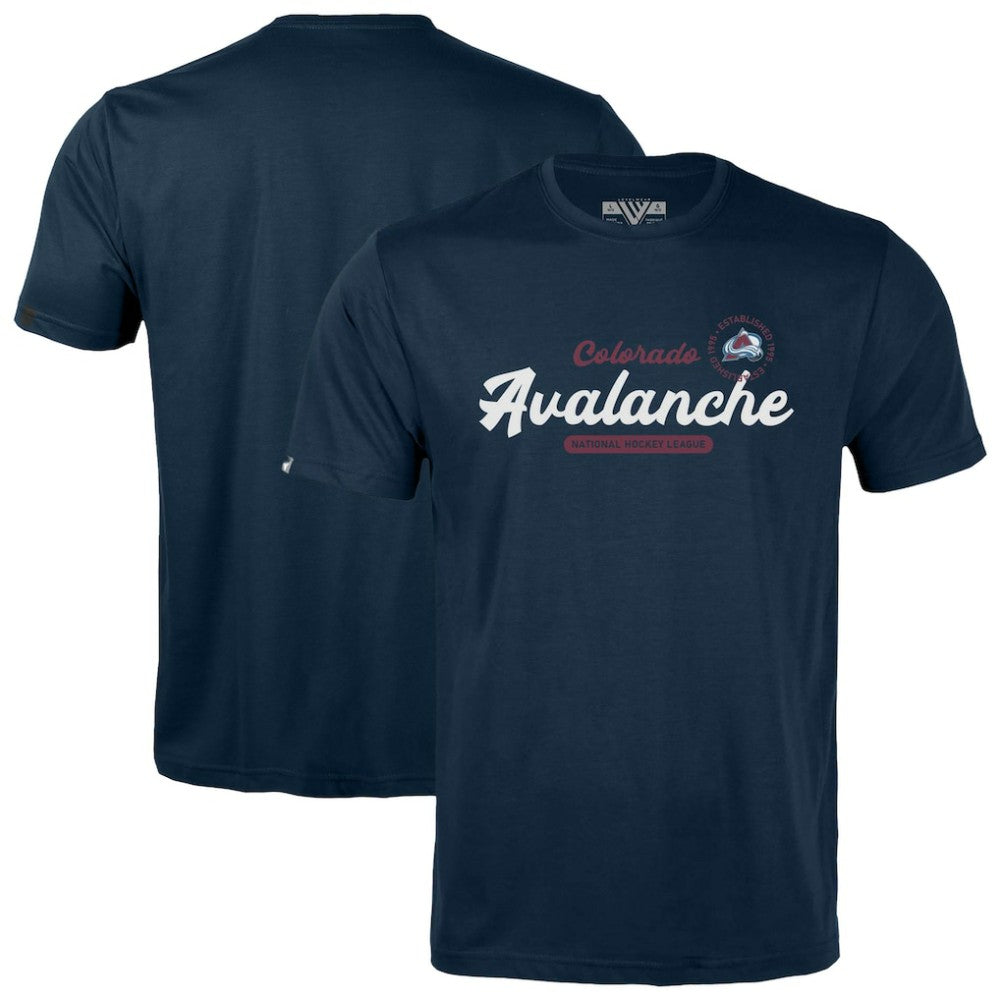 NHL Colorado Avalanche Levelwear Youth Little Richmond Monument T-Shirt - Navy