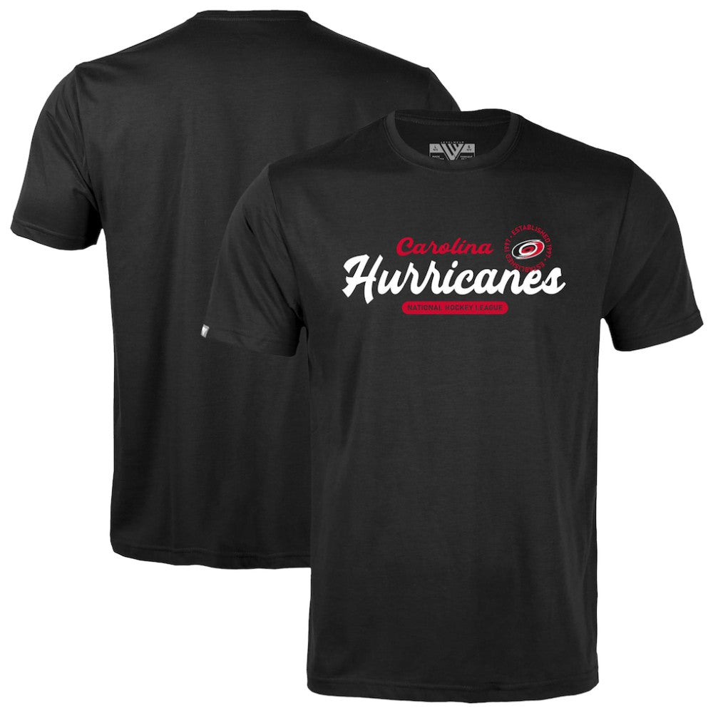 NHL Carolina Hurricanes Levelwear Youth Little Richmond Monument T-Shirt - Black