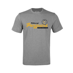 NHL Pittsburgh Penguins Levelwear Youth Little Richmond Monument T-Shirt - Gray