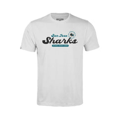 NHL San Jose Sharks Levelwear Youth Little Richmond Monument T-Shirt - White