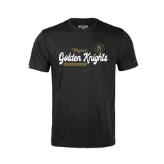 NHL Vegas Golden Knights Levelwear Youth Little Richmond Monument T-Shirt - Black