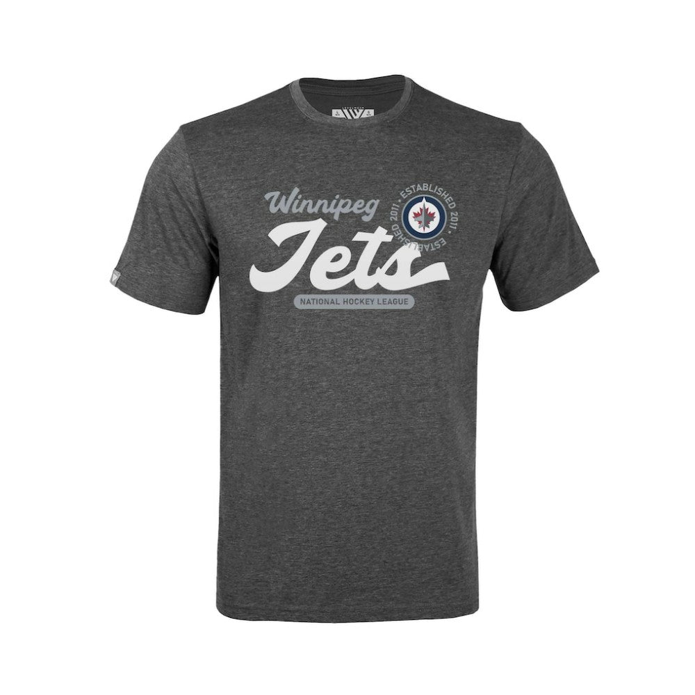 NHL Winnipeg Jets Levelwear Youth Little Richmond Monument T-Shirt - Gray