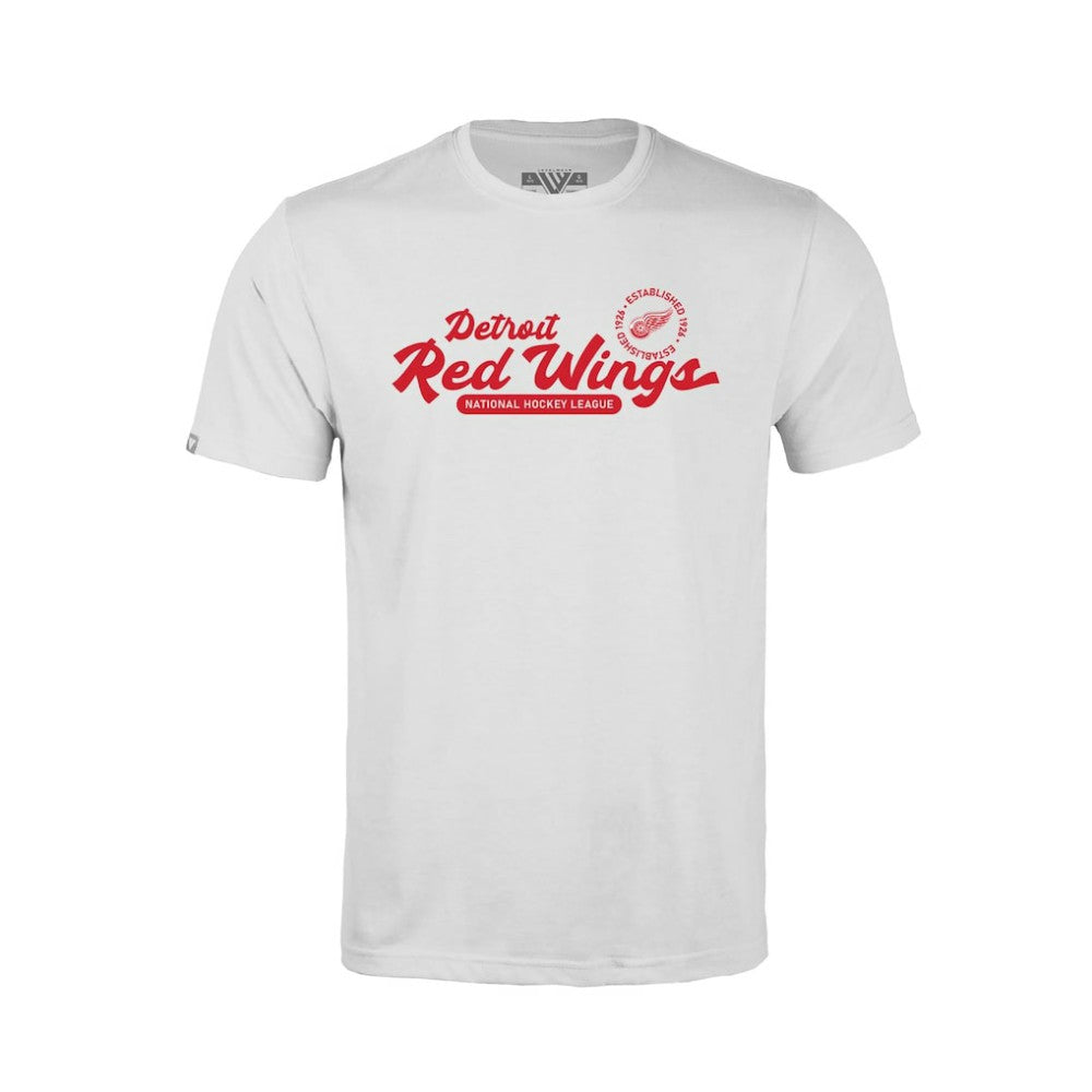 NHL Detroit Red Wings Levelwear Youth Little Richmond Monument T-Shirt - White