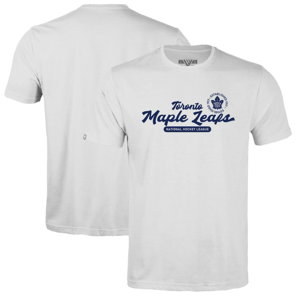 NHL Toronto Maple Leafs Levelwear Youth Little Richmond Monument T-Shirt - White