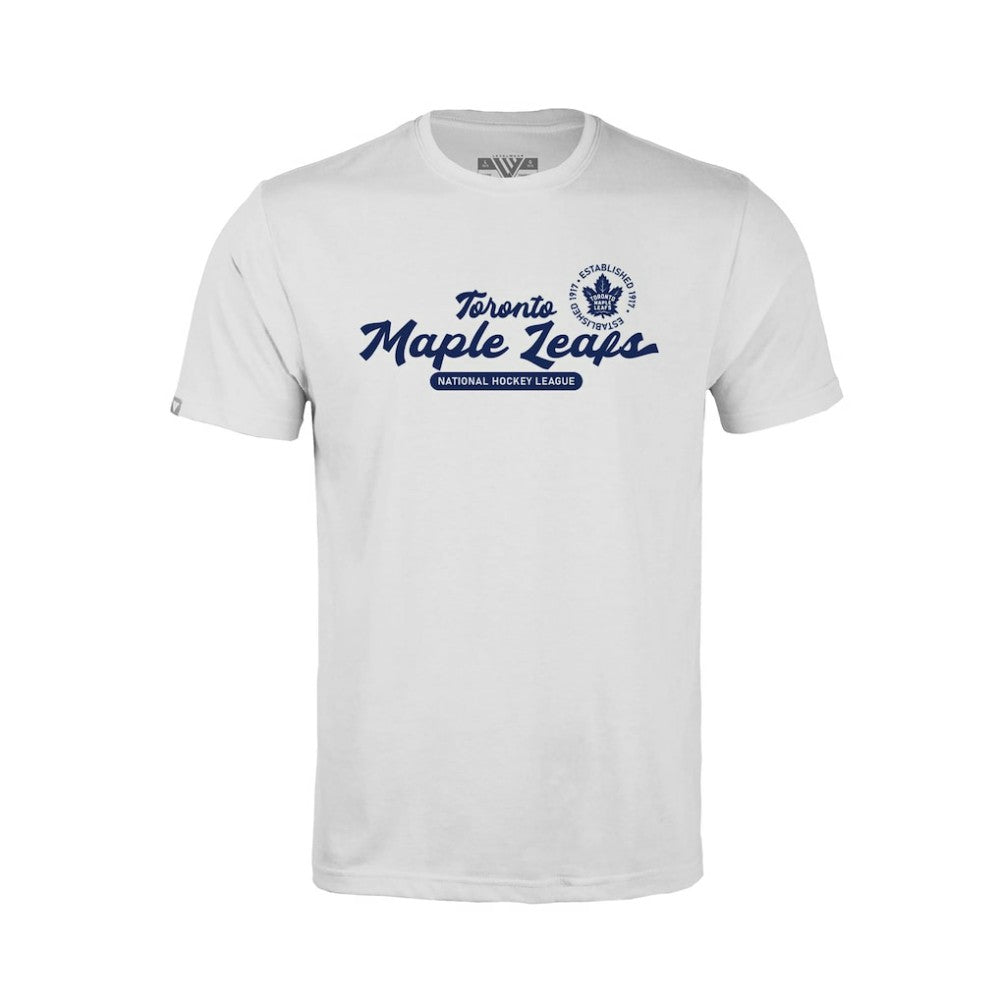 NHL Toronto Maple Leafs Levelwear Youth Little Richmond Monument T-Shirt - White