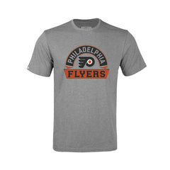 NHL Philadelphia Flyers Levelwear Youth Little Richmond Banner Arch T-Shirt - Gray