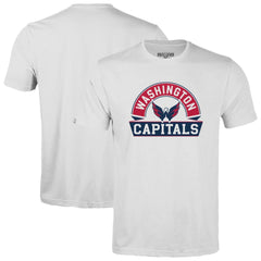NHL Washington Capitals Levelwear Youth Little Richmond Banner Arch T-Shirt - White