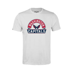 NHL Washington Capitals Levelwear Youth Little Richmond Banner Arch T-Shirt - White