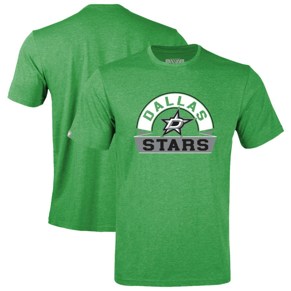 NHL Dallas Stars Levelwear Youth Little Richmond Banner Arch T-Shirt - Green