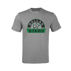 NHL Dallas Stars Levelwear Youth Little Richmond Banner Arch T-Shirt - Gray