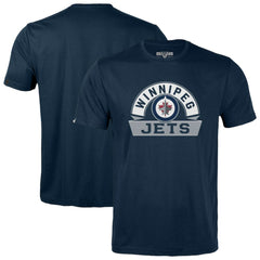 NHL Winnipeg Jets Levelwear Youth Little Richmond Banner Arch T-Shirt - Navy