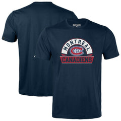 NHL Montreal Canadiens Levelwear Youth Little Richmond Banner Arch T-Shirt - Navy