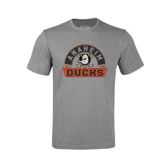 NHL Anaheim Ducks Levelwear Youth Little Richmond Banner Arch T-Shirt - Gray