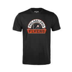 NHL Philadelphia Flyers Levelwear Youth Little Richmond Banner Arch T-Shirt - Black