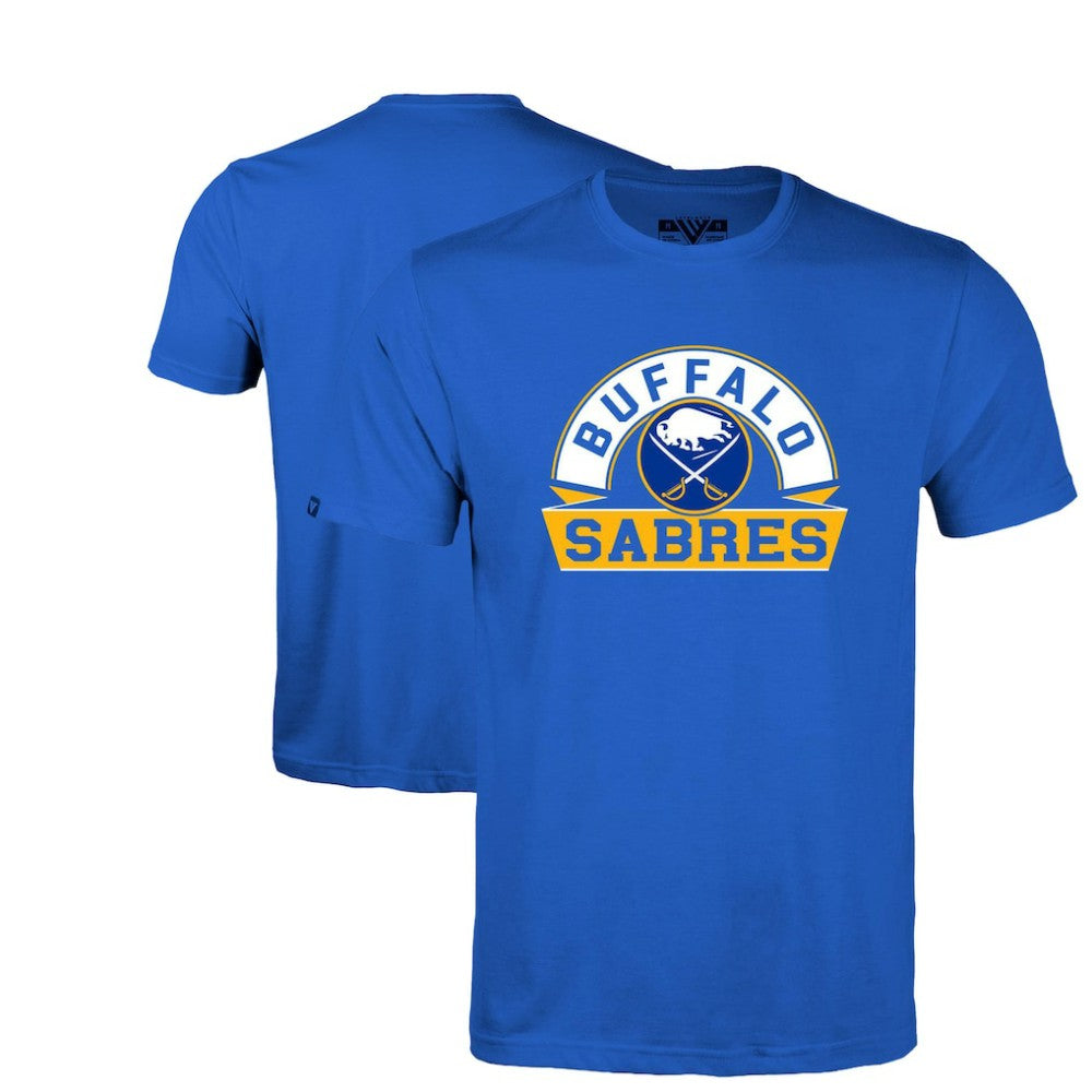 NHL Buffalo Sabres Levelwear Youth Little Richmond Banner Arch T-Shirt - Royal