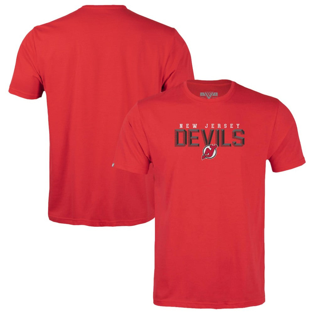NHL New Jersey Devils Levelwear Youth Little Richmond Carve T-Shirt - Red