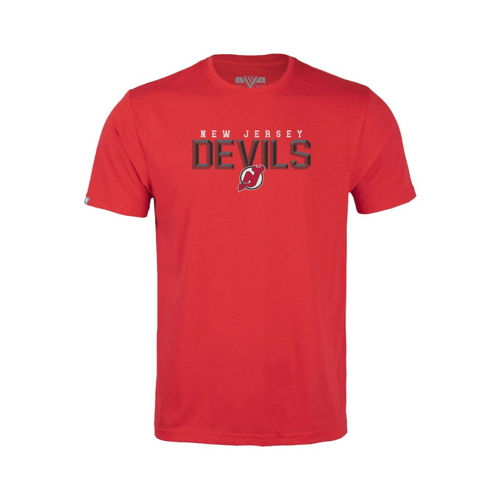 NHL New Jersey Devils Levelwear Youth Little Richmond Carve T-Shirt - Red