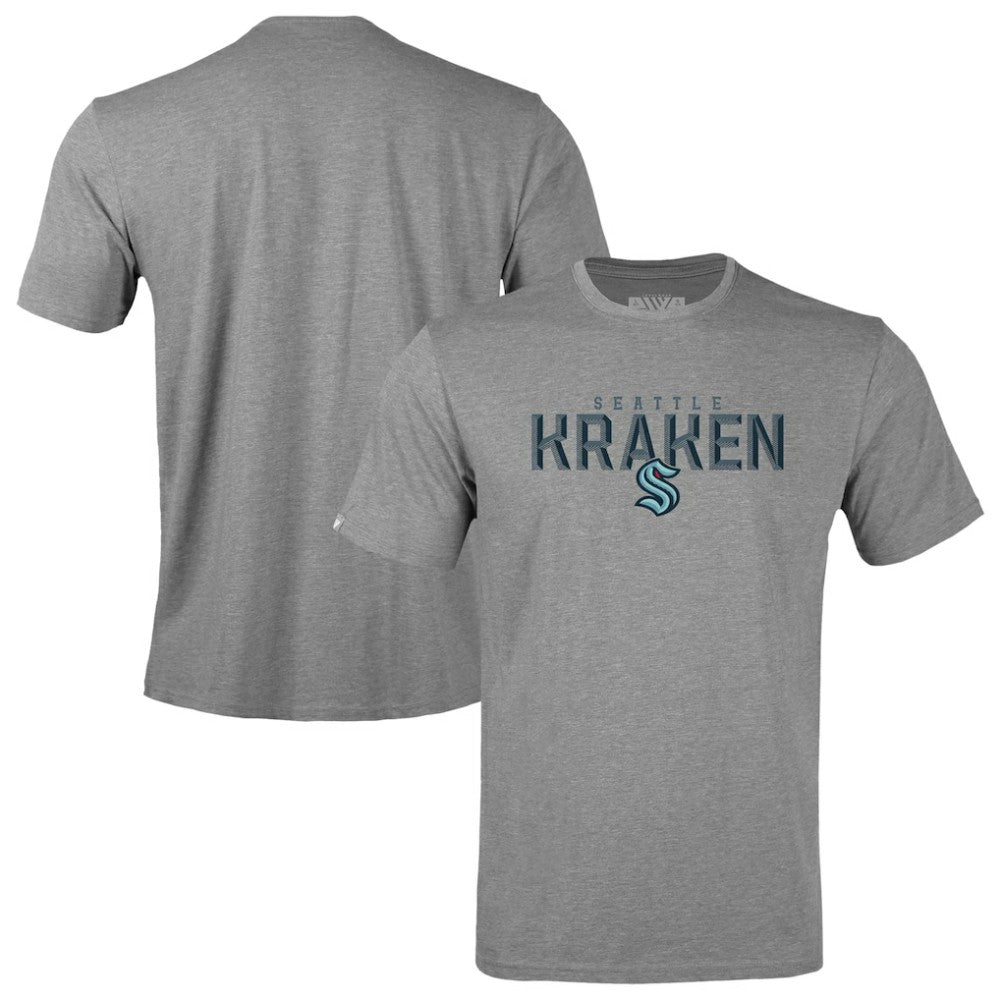NHL Seattle Kraken Levelwear Youth Little Richmond Carve T-Shirt - Gray