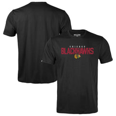 NHL Chicago Blackhawks Levelwear Youth Little Richmond Carve T-Shirt - Black