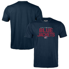 NHL Columbus Blue Jackets Levelwear Youth Little Richmond Carve T-Shirt - Navy