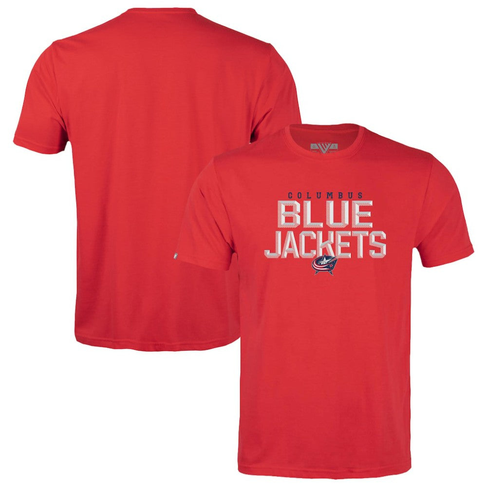 NHL Columbus Blue Jackets Levelwear Youth Little Richmond Carve T-Shirt - Red